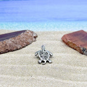 Aboriginal inspired Turtle Sterling Silver Pendant TP2326 - Wholesale Jewelry