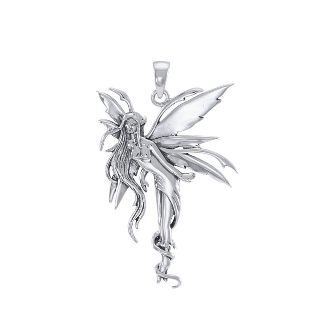 Firefly Fairy Silver Pendant By Amy Brown TP2825