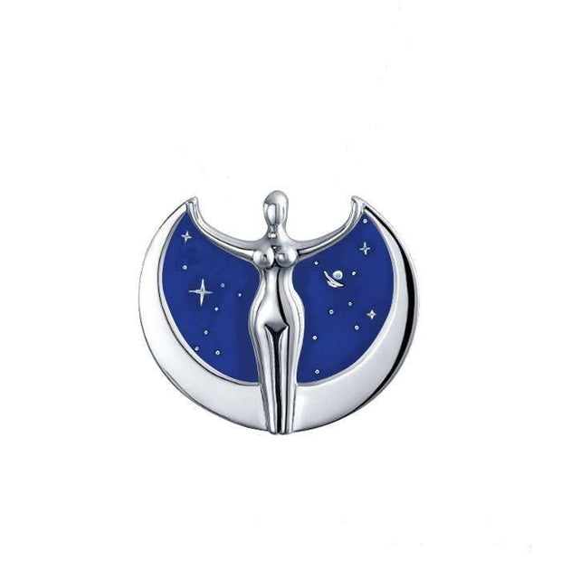 Oberon Zell Astra Star Goddess Pendant with Enamel TP3198