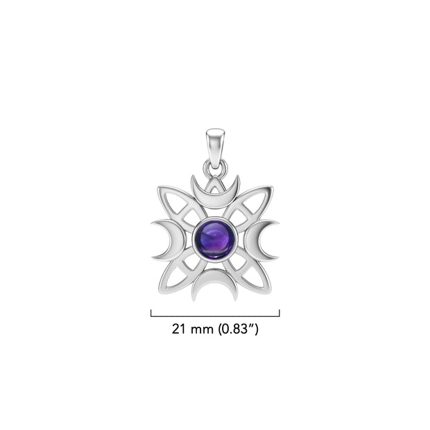 Blue Moon Sterling Silver Pendant TP3234
