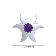 Blue Moon Silver Pendant TP3239