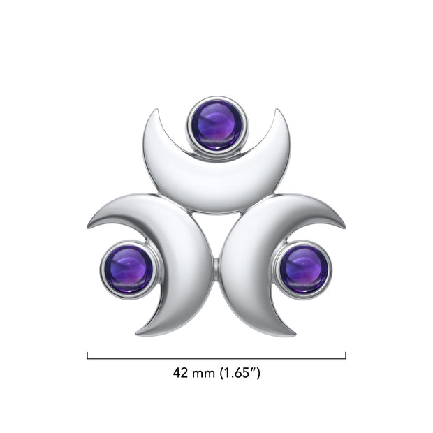 Blue Moon Sterling Silver Pendant TP3240