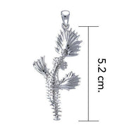 Pipe Fish Sterling Silver Pendant TP3351 - Wholesale Jewelry