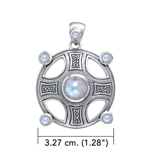 Celtic Knotwork Harmony Cross Silver Pendant TP3441