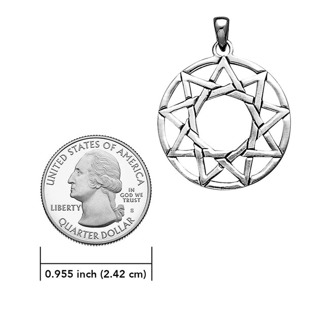 The Ninefold Sterling Silver Pendant TP473