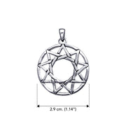 The Ninefold Sterling Silver Pendant TP473