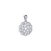 Celtic Knotwork Sterling Silver Pendant TP682