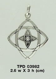 Be Focused Silver Pendant TPD3982