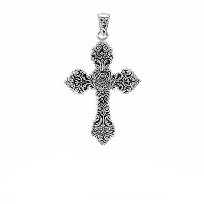 Brigid Ashwood Nouveau Cross Sterling Silver Pendant TPD4035