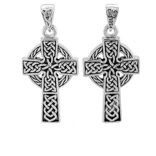 Celtic cross double side Pendant TPD5907