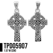 Celtic cross double side Pendant TPD5907