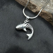 Celtic Shark Sterling Silver Pendant TPD066