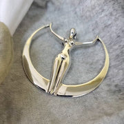 Astra Star Goddess Sterling Silver Pendant by Oberon Zell TPD1039