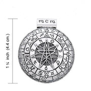 The Magick Circle Sterling Silver Pendant by Oberon Zell TPD1073