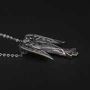 Inspirational Angel Silver Pendant TPD124