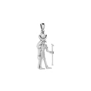 Khonsu Egyptian Sterling Silver Pendant TPD2843