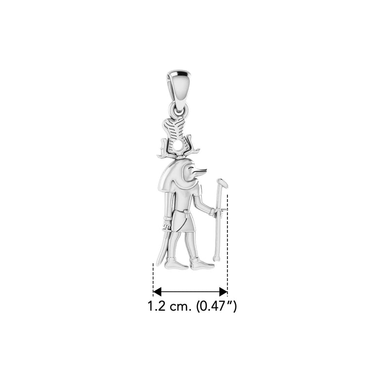 Sobek Egyptian Silver Pendant TPD2844