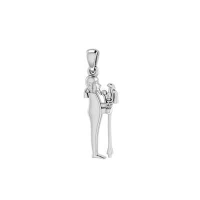 Ptah Egyptian Silver Pendant TPD2848