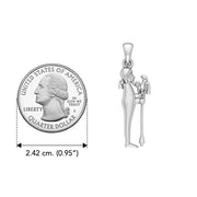 Ptah Egyptian Silver Pendant TPD2848