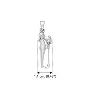 Ptah Egyptian Sterling Silver Pendant TPD2848