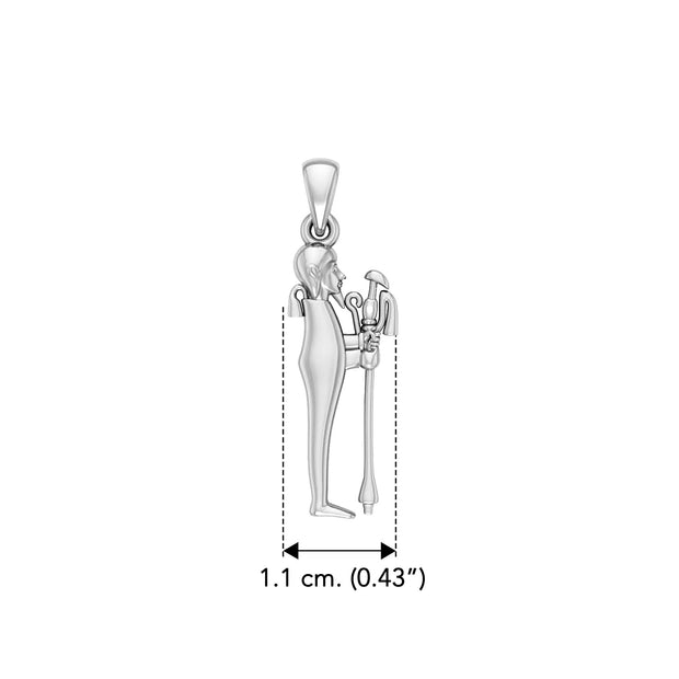 Ptah Egyptian Silver Pendant TPD2848