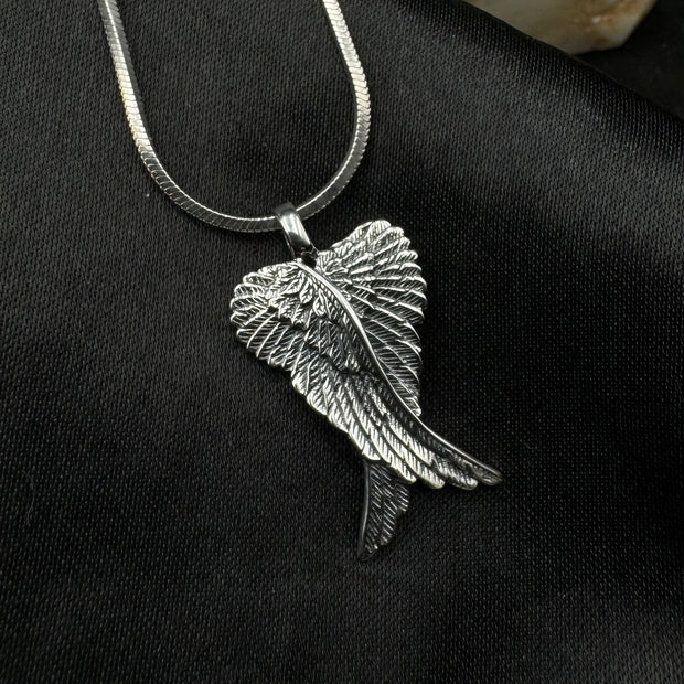 Angel Wings Silver Pendant TPD2934