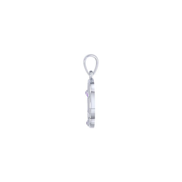 Spiritual AA Symbol Sterling Silver Pendant TPD307