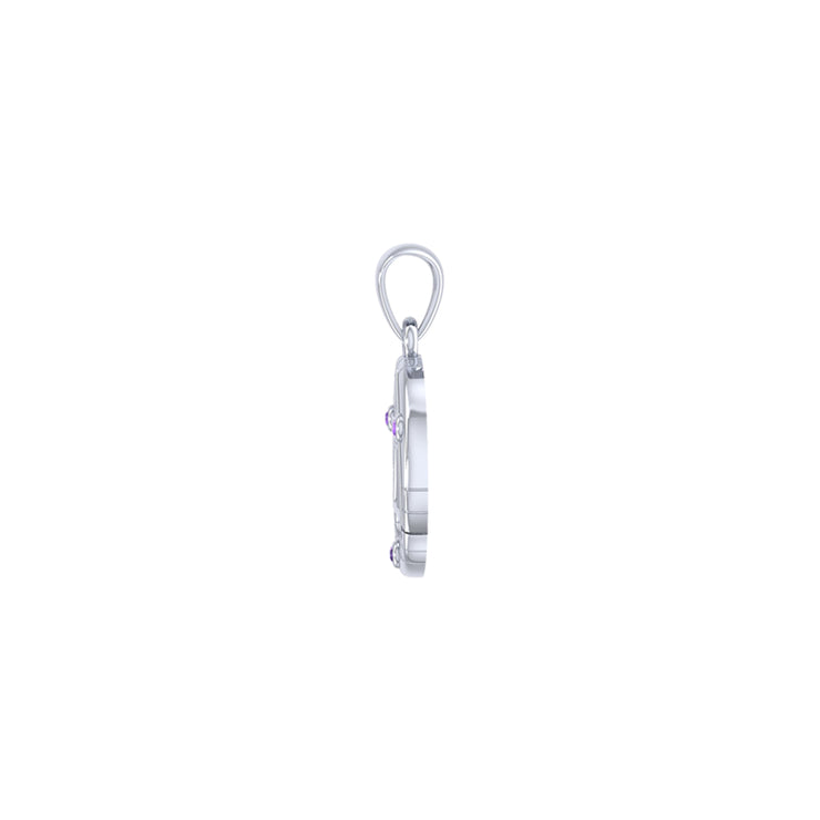 Spiritual AA Symbol Sterling Silver Pendant TPD307