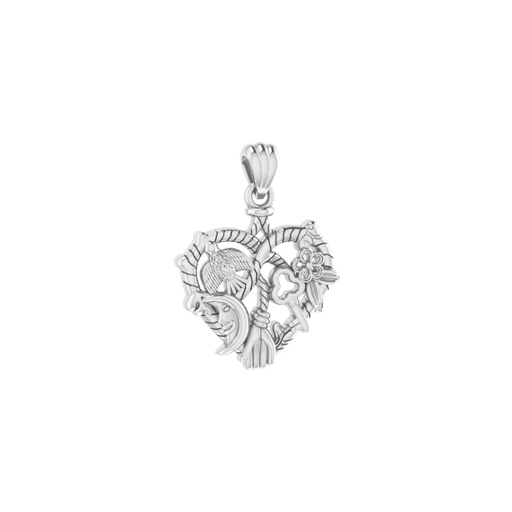 Cast your Cimaruta Witch Sterling Silver Jewelry Charm Pendant TPD3131