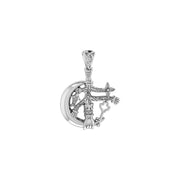 There’s Magick Behind the Sterling Silver Jewelry Cimaruta Witch Charm Pendant TPD3132