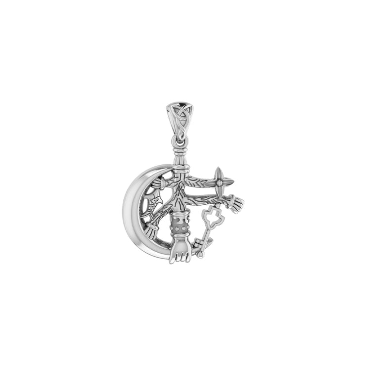 There’s Magick Behind the Sterling Silver Jewelry Cimaruta Witch Charm Pendant TPD3132