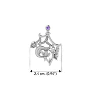 Magical Connections ~ Cimaruta Witch Sterling Silver Pendant TPD3133