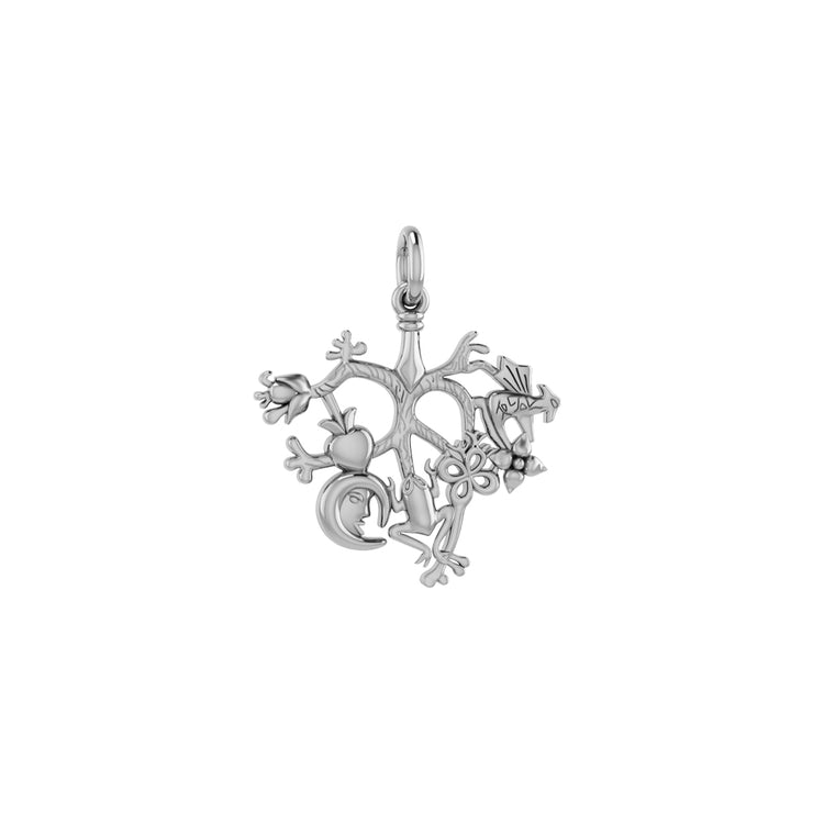 Cimaruta Witch Sterling Silver Pendant TPD3134