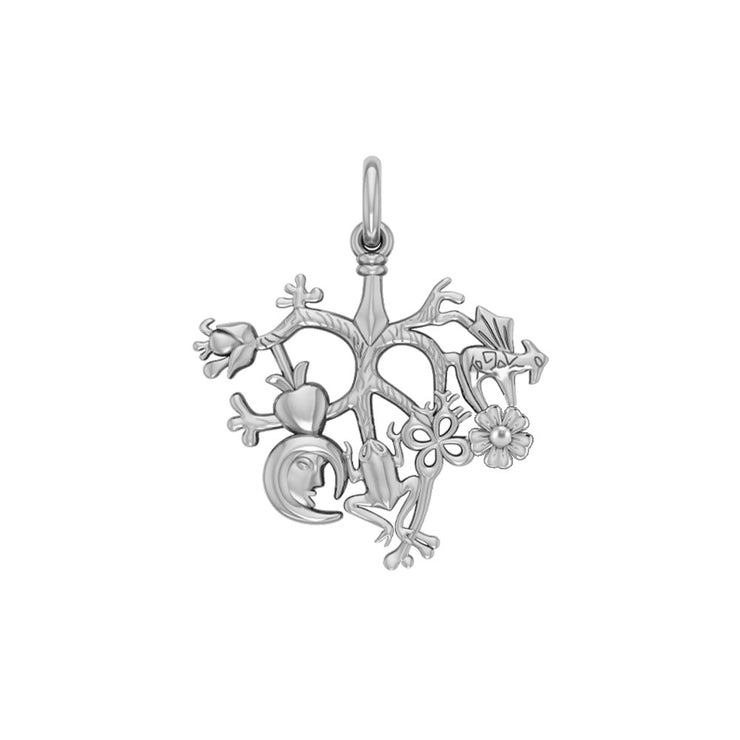Cimaruta Witch Sterling Silver Pendant TPD3134