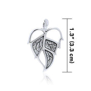 Leaf Sterling Silver Pendant TPD3333