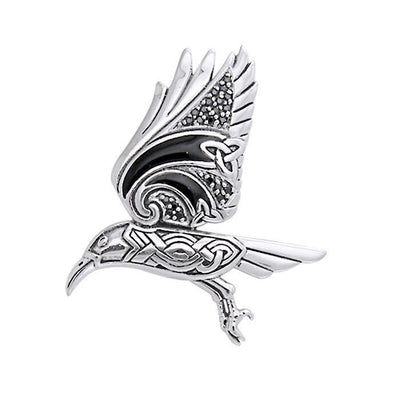 Behind the Mystery of the Mythical Raven Pendant TPD3382 - Wholesale Jewelry