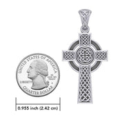 Large Reversible Celtic Cross Pendant TPD3726