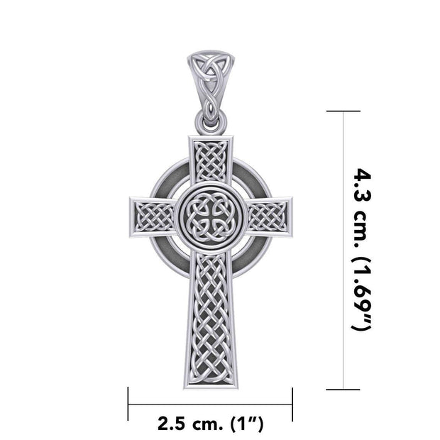 Large Reversible Celtic Cross Pendant TPD3726
