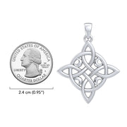 Mickie Mueller Quaternary Celtic Knots with Crescent Moon Pendant TPD4072