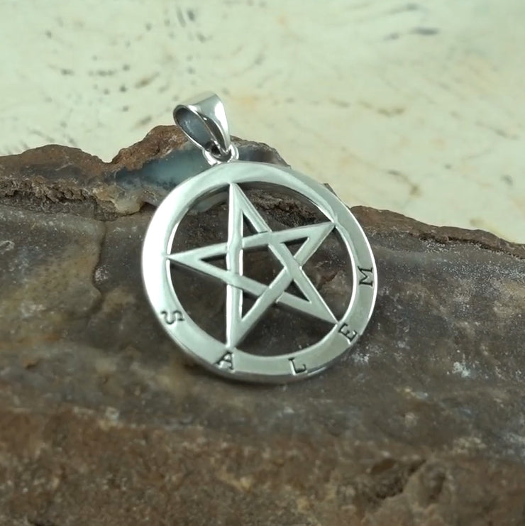 Salem The Pentacle Silver Pendant TPD4239