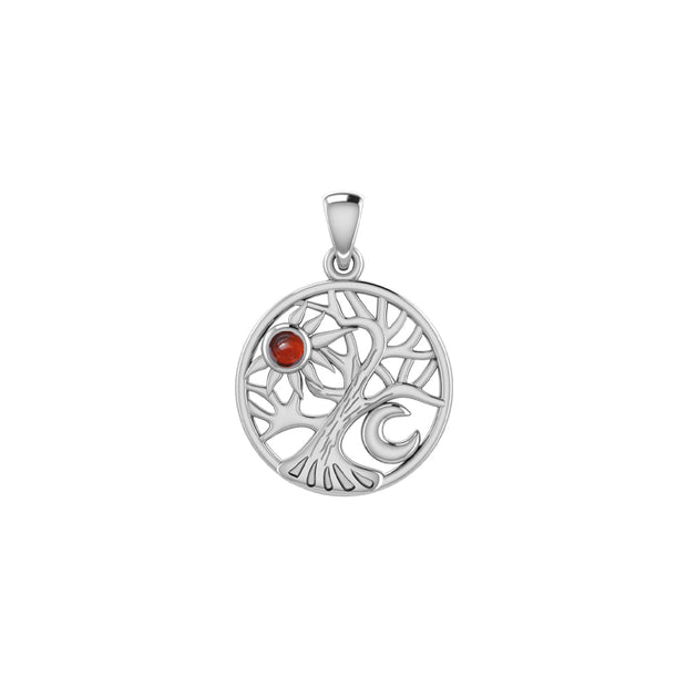 A beautiful surprise in the Tree of Life ~ Sterling Silver Pendant TPD4292