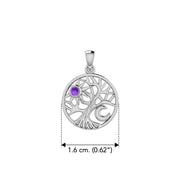 A beautiful surprise in the Tree of Life ~ Sterling Silver Pendant TPD4292