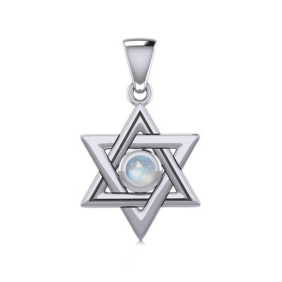 Star of David Pendant with Gem TPD4298