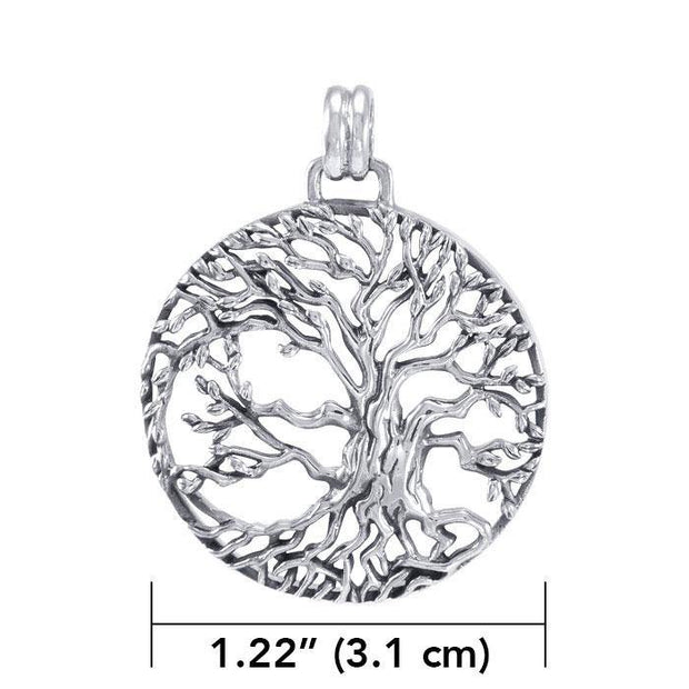 Bridging Art in the Celtic Tree of Life ~ Sterling Silver Pendant TPD4915