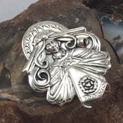 Brigid Ashwood Celtic Queen of Heaven Sterling Silver Pendant TPD495