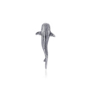 Small Whale Shark Silver with Hidden Bail Pendant TPD5198