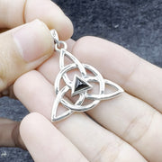 Celtic Triquetra Recovery Pendant with Gemstone TPD5837