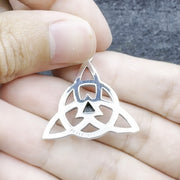 Celtic Triquetra Recovery Pendant with Gemstone TPD5837