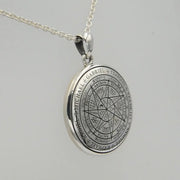 Sigil of Seven Archangels Inspired Sterling Silver Pendant TPD6134