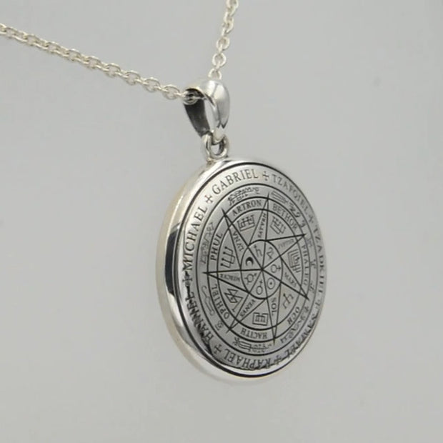 Sigil of Seven Archangels Inspired Sterling Silver Pendant TPD6134